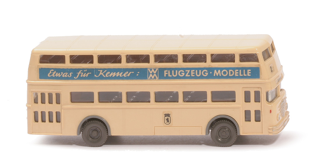 Büssing D2U geschlossen Flugzeug-Modelle - Linie 2 (Lankwitz) - 722/6b