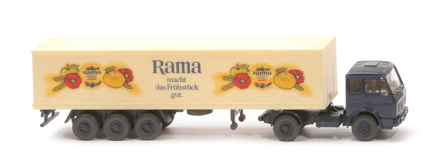 MB 1626 S Koffer-Sattelzug 2/3 - Rama (Abziehbild) - Rama