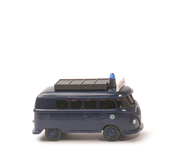 VW T1 Bus kl. Heckscheibe Polizei (2012) - PMS: "Bau der Berliner Mauer - Polizei Berlin" - nicht erfasst