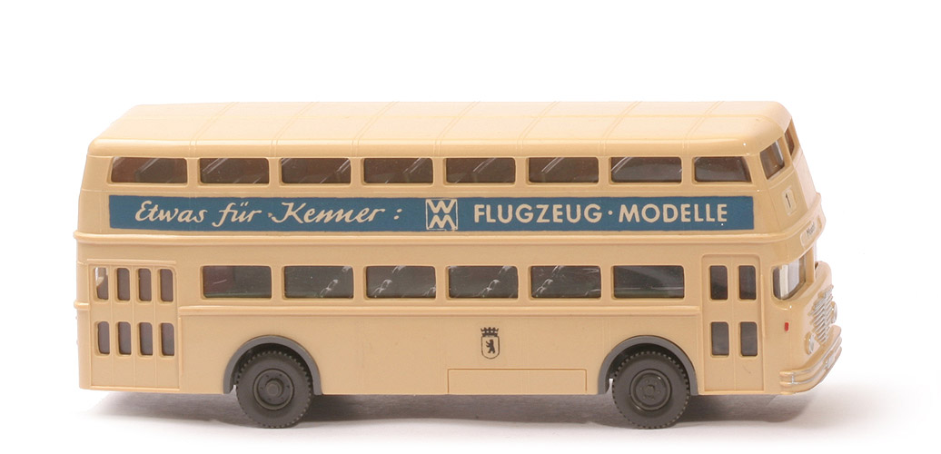 Büssing D2U geschlossen Flugzeug-Modelle - Linie 1 (Moabit) - 722/6 ?