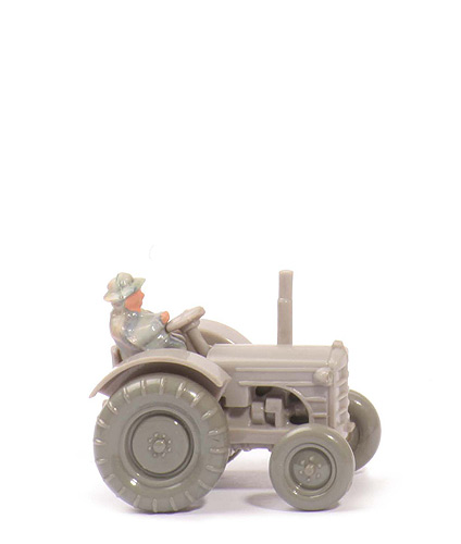 Trecker, breite Haube - platingrau - 380/3e