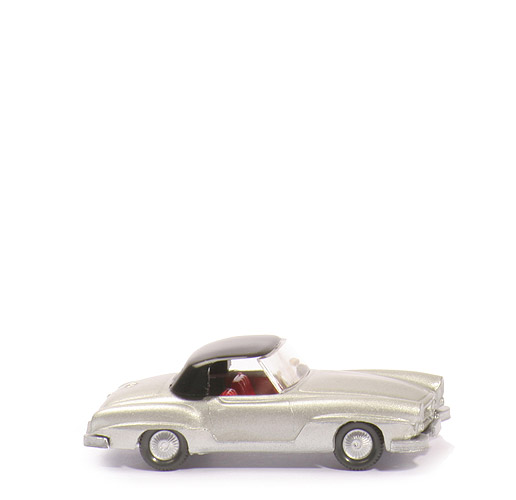 Mercedes 190 SL Coupé (2008) - silbern lackiert, neues WIKING-Logo - nicht erfasst