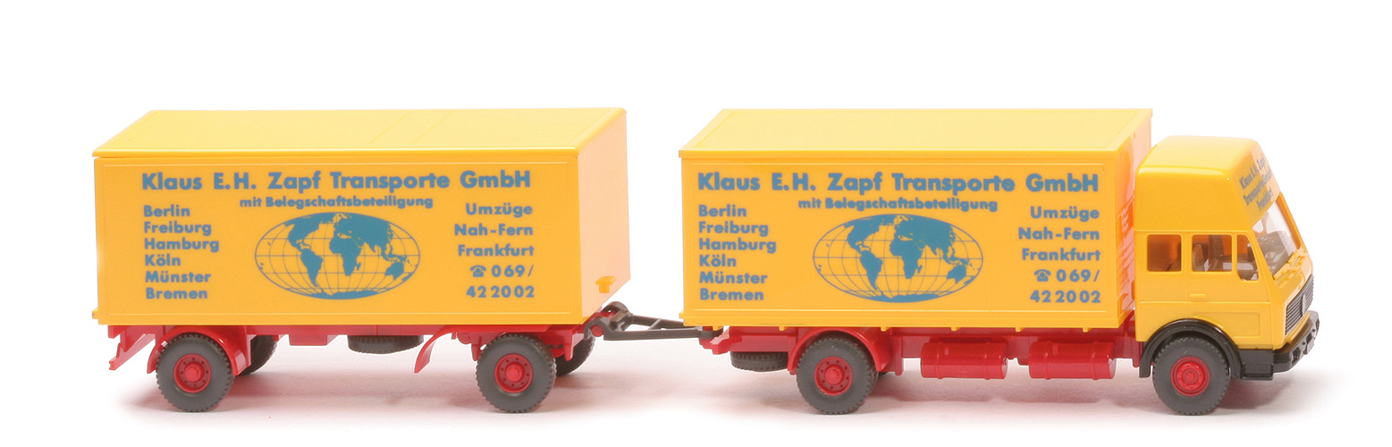 MB 1638 Kofferlastzug 2/2 - Zapf (Werbemodell) - Zapf