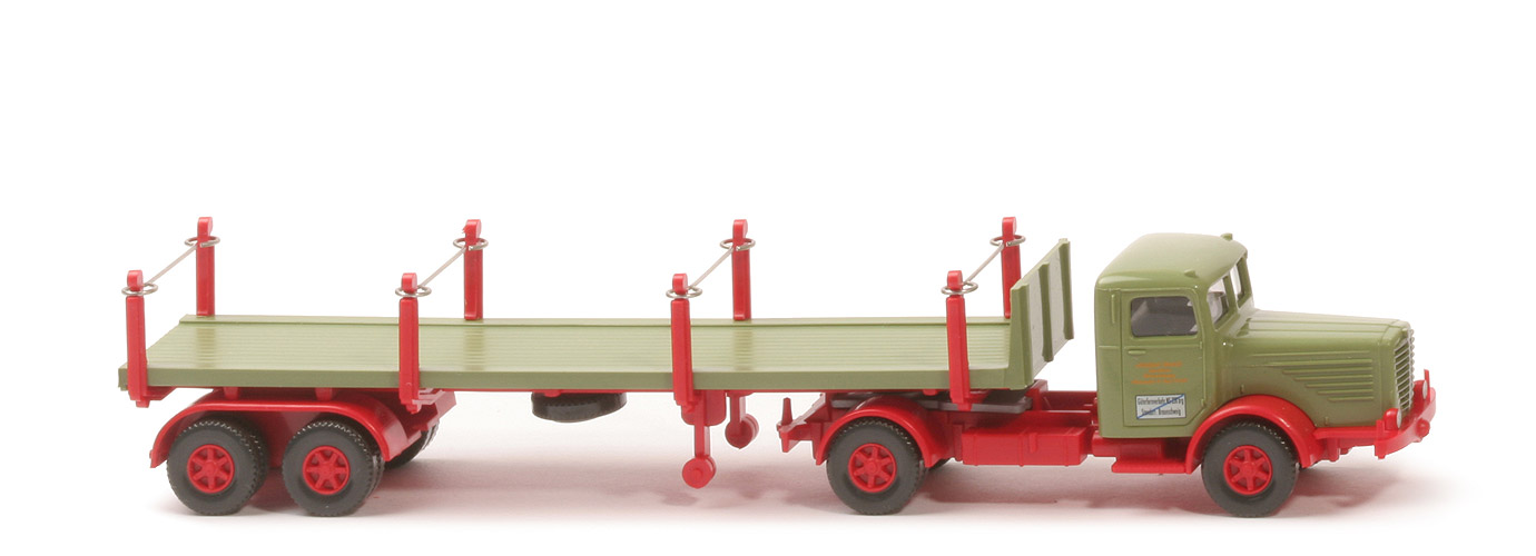 Büssing 8000 Typ 3, Rungen-Sattelzug (2009) - PMS: "Edition Historica No. 12 – Adalbert Wandt Braunschweig – Die 60er und 70er Jahre"  - nicht erfasst