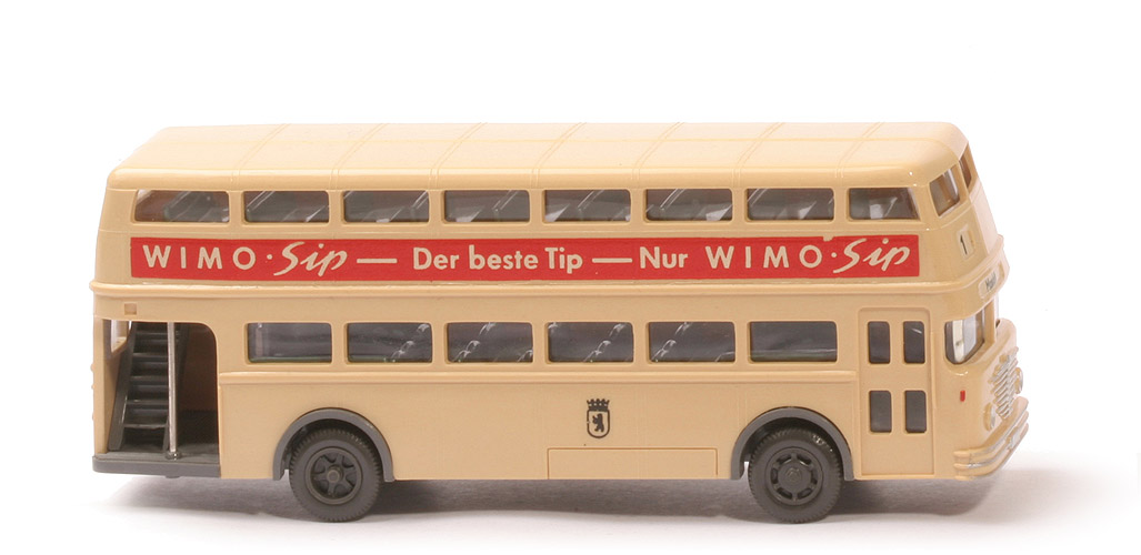 Büssing D2U offen Wimo Sip - Linie 1 (Moabit) - 722/4b