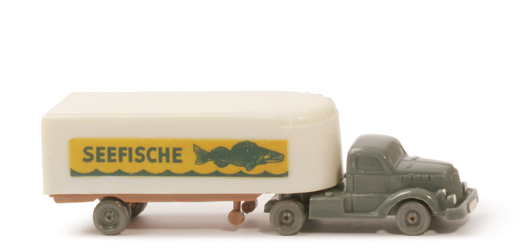White Alter Kühlsattelzug - Seefische Abziehbild, ~betongrau / weiß - 520/3 ?