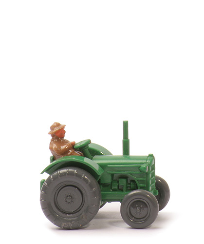 Trecker, breite Haube - grün - 380/3f