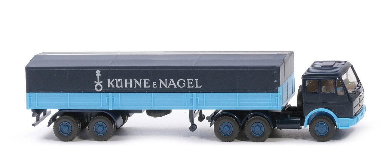 MB 2632 S Holzpritsche - Kühne & Nagel, Stützrollen, Lüfter hoch, Sondergrill eingesetzt - 515/6c