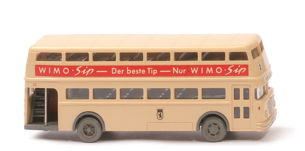 Büssing D2U offen Wimo Sip - Linie 2 (Lankwitz) - 722/4C