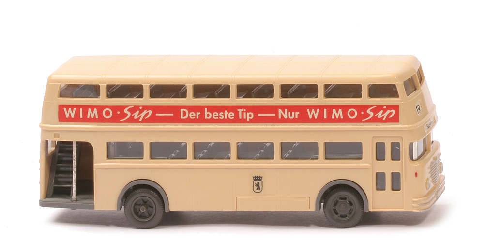 Büssing D2U offen Wimo Sip - Linie 19 (Flughafen) mit Verstärkung - 722/4?
