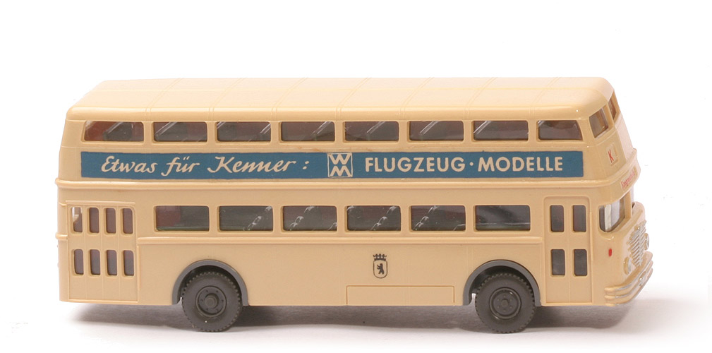 Büssing D2U geschlossen Flugzeug-Modelle - Linie K (Kongresshalle) - 722/6a