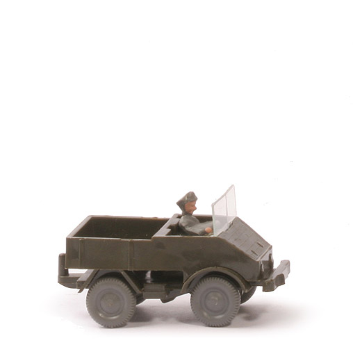 Unimog offen (Typ 2) - Cellon, olivgrün, Lenkrad vergossen - 370/2d