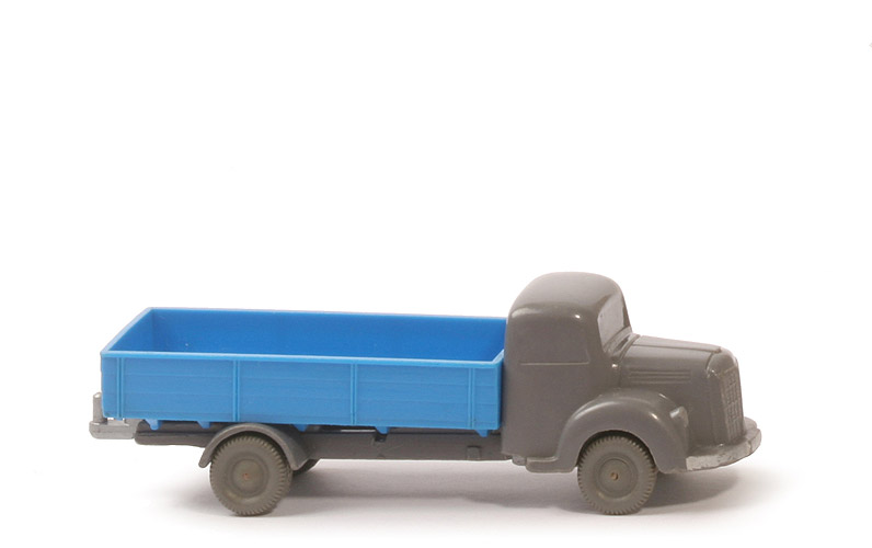 MB L 3500 uv Pritschen-LKW - FH, CH basaltgrau, PR himmelblau - 450/ ?