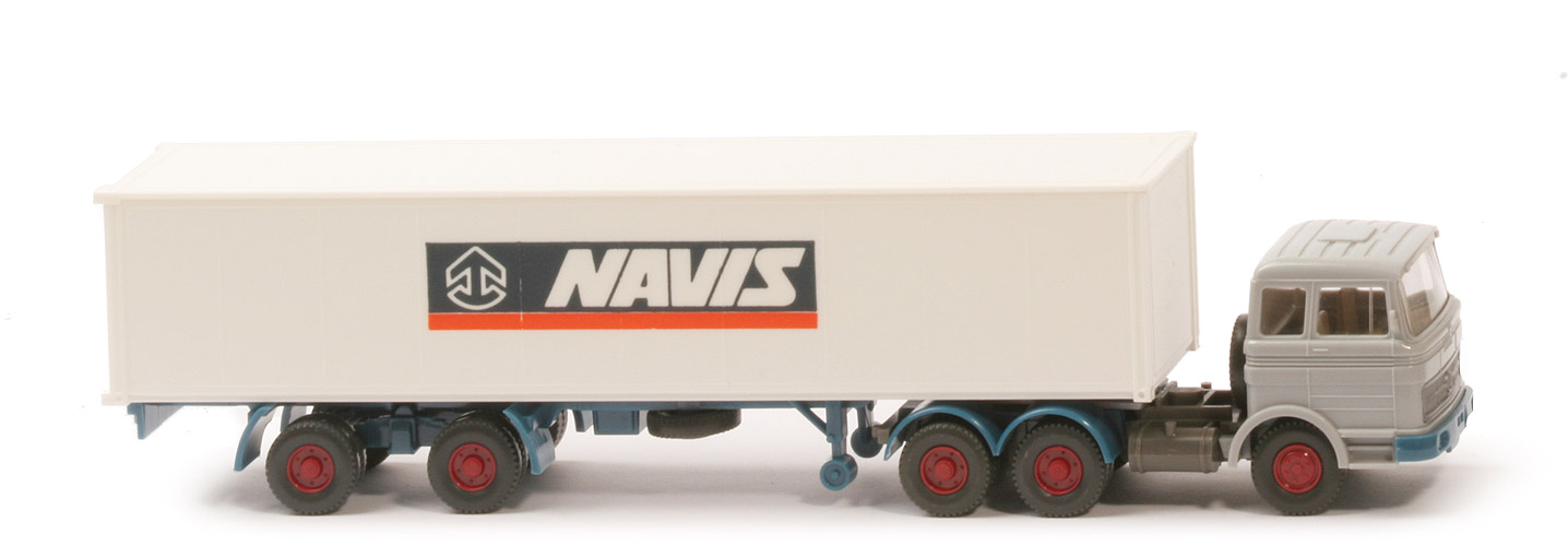 MB LPS 2223 Container-Sattelzug - Navis 40 ft-Container, kleines Logo - Navis (2)