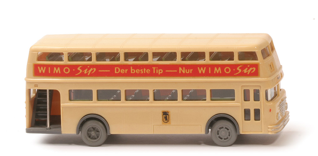 Büssing D2U offen Wimo Sip - Linie 1 (Moabit) - 722/3a