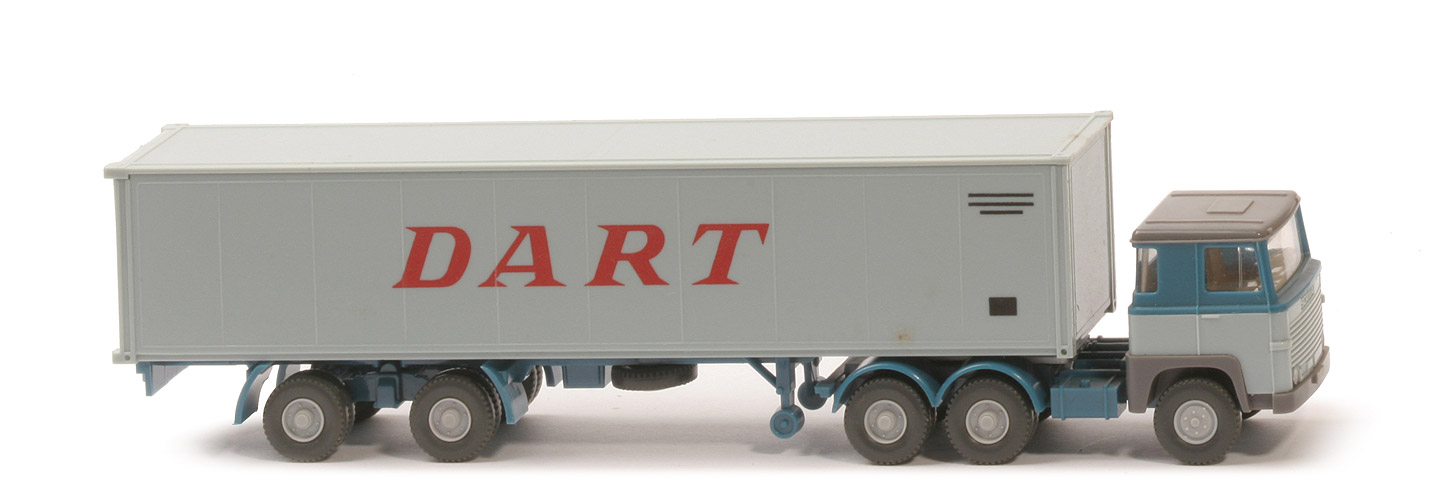 Scania 111  Container-Sattelzug - DART ohne Unterfahrschutz, ohne Spiegel - 520/39a