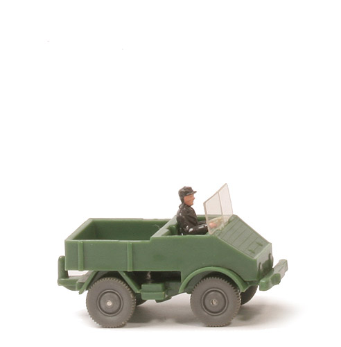 Unimog offen (Typ 2) - Cellon, dunkelmaigrün, Lenkrad separat - 370/3d