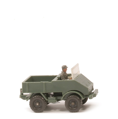 Unimog offen (Typ 3) - o. Seitentüren, dunkelresedagrün, o. Pritscheneinlage - 370/4d