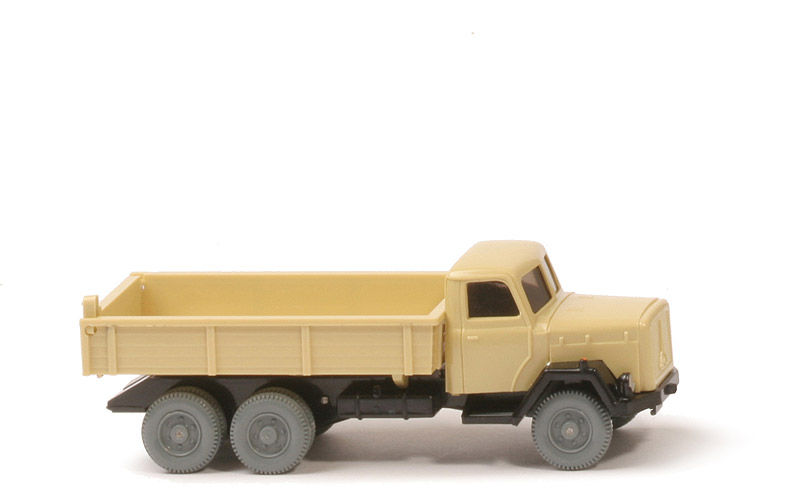Magirus Saturn Flachpritschenkipper (3-achsig) - 2014 - PMS: "Wiking-Verkehrs-Modelle Nr. 33" - nicht erfasst