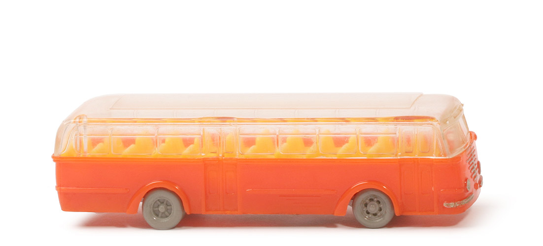 Büssing Trambus - WiK groß, o. Fahrer, orange, CH silber - Büssing (1) g
