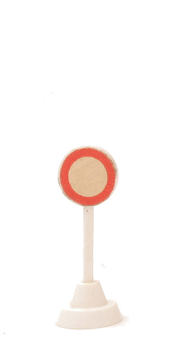 Verkehrszeichen (Typ 3) - Gesperrt, hoher Sockel - 1000/4