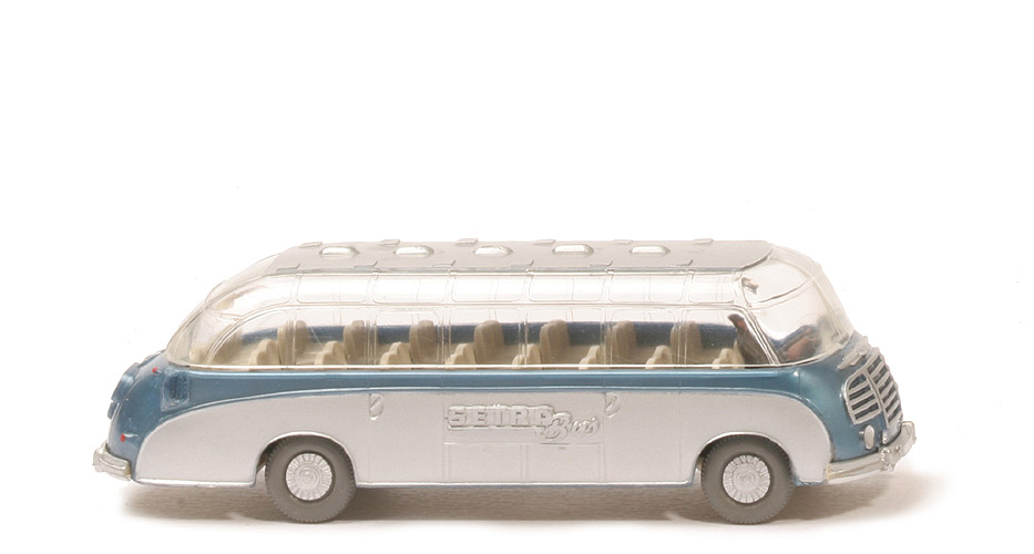 Setra-Bus - Werbemodell blaumetallic mit Lüfter - Setra A