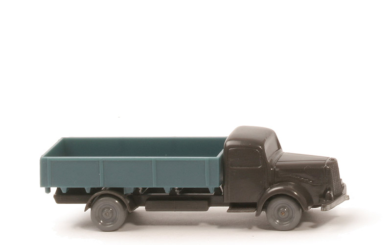 MB L 5000  uv Pritschen-LKW - FH, CH anthrazit, PR ca. ozeanblau - 430/6~