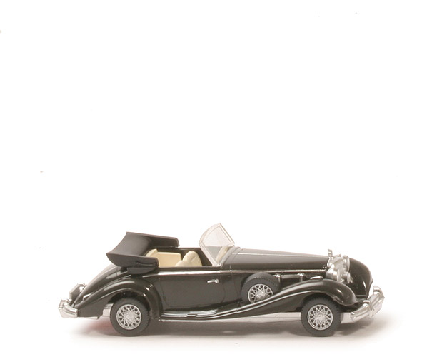 Mercedes 540 K Cabrio - dunkelanthrazit, Techno Classica 2002 - 835/1q
