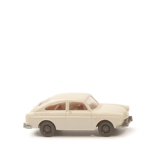 VW 1600 TL - perlweiß, Haube rund, m. IE - 43/1a
