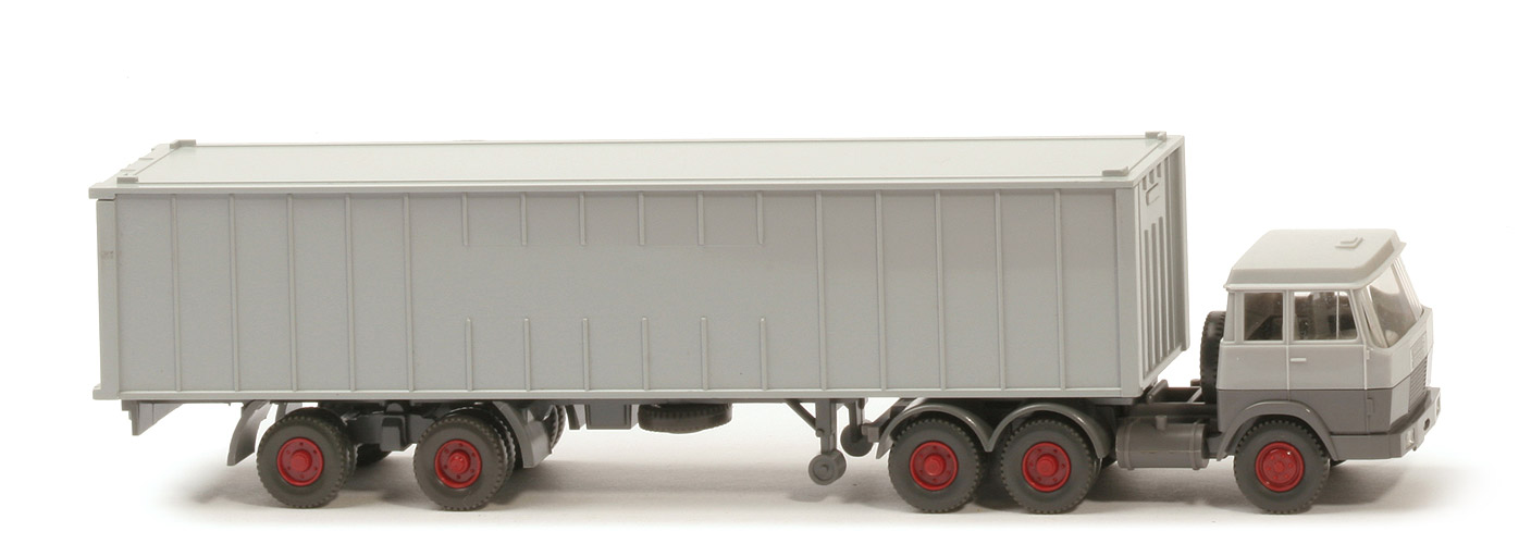 Hanomag-Henschel Container-Sattelzug - Werbemodell für Henschel - unbeschriftet - nicht erfasst
