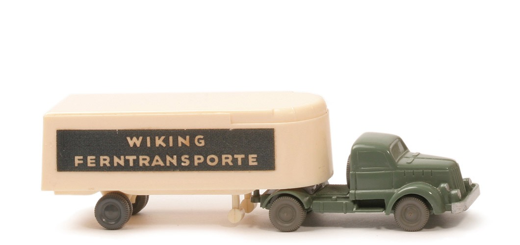 White Alter Kühlsattelzug - Ferntransporte, dunkelresedagrün / cremeweiß - 520/10 ?