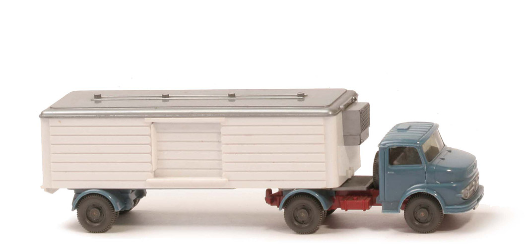 MB 1413 Kühlsattelzug m. Lüfter - Köbo stark - ZM mattgraublau/hellbraunrot - 520/33b
