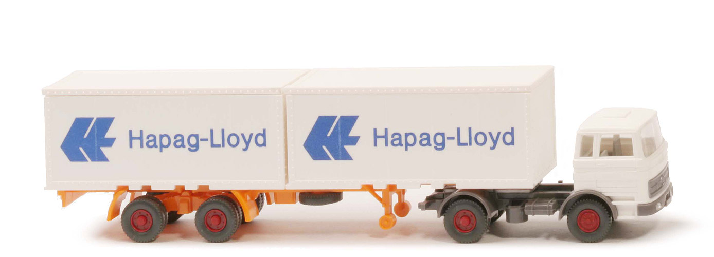 MB LPS 1620 Container-Sattelzug - Hapag-Lloyd  weiß / weiß / basaltgrau - Hapag-Lloyd 5?