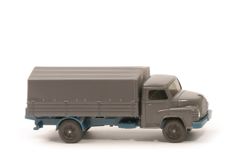 MAN 415 Kurzhauber - FH, PR basaltgrau, CH azurblau - Typ 3 - 410/5a