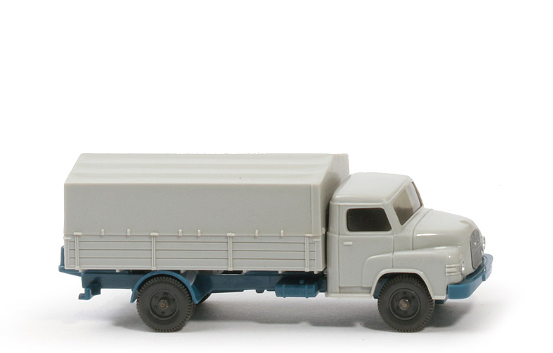 MAN 415 Kurzhauber - FH, PR achatgrau, CH azurblau - Typ 3 - 410/5c