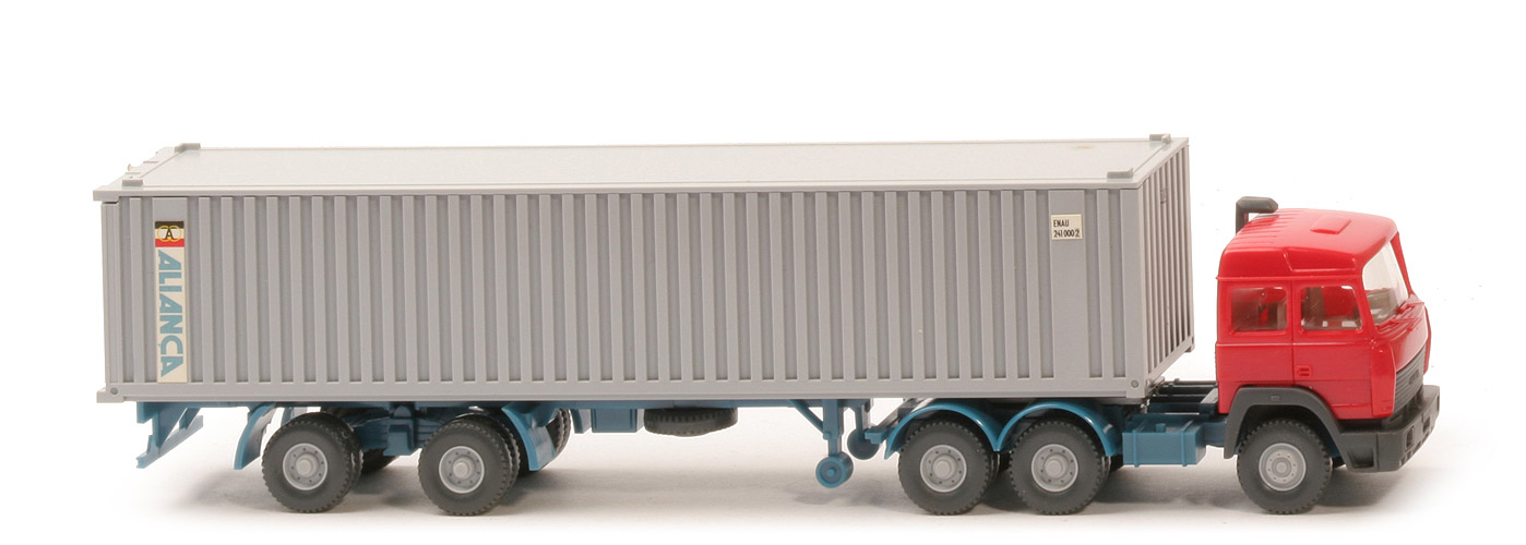 Iveco, Alianca 40 ft Stahl-Container - Druckflächen erhaben (Messemodell) - 523/19 Vors.