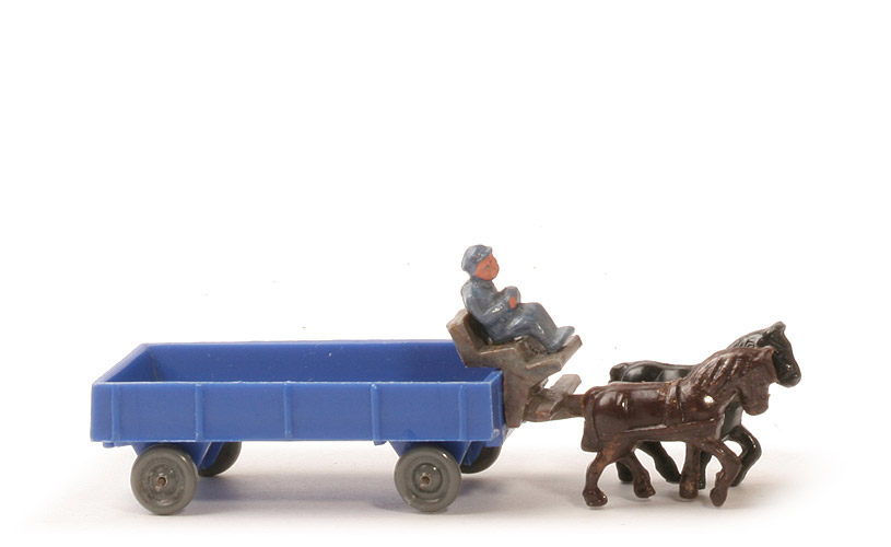 alte Pferdekutsche - ultramarin, ZH integriert, Pritschenboden Struktur - 572/5c