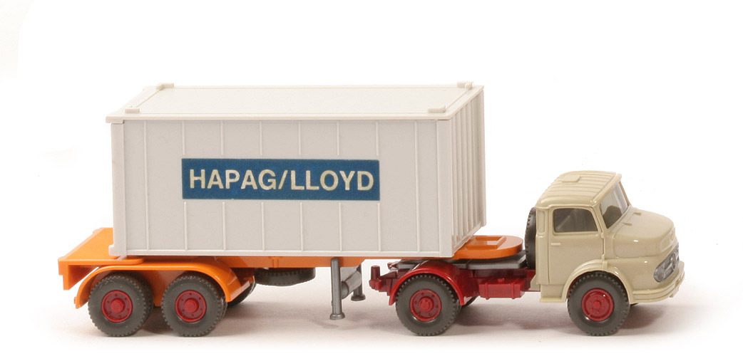 MB LS 1413 Container-Sattelzug 20 ft - Hapag-Lloyd Alu-Container - Hapag-Lloyd (1413) ?