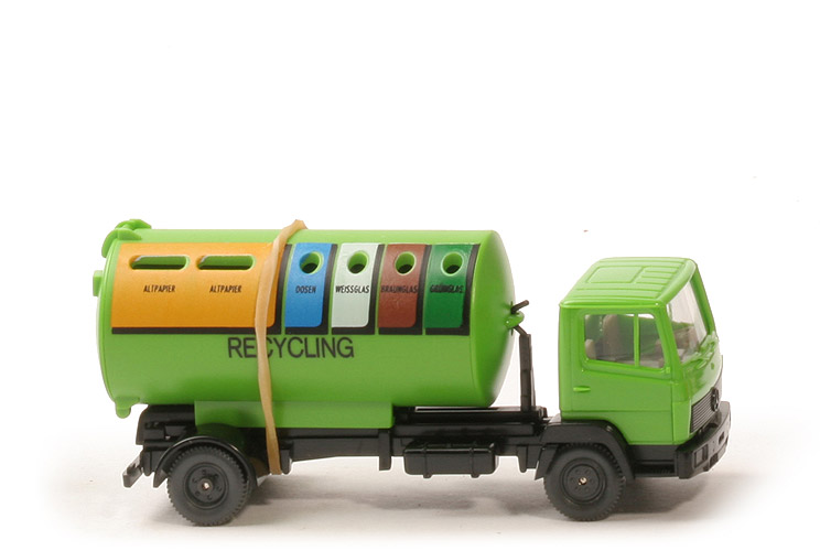 MB 814 Recycling - FH hellgelbgrün (Messemodell) - 643/20 Messe