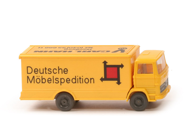 MB LP 1317 flacher Koffer - Deutsche Möbelspedition, Pfeile schmal, Hahn - Deutsche Möbelsped. (1) b