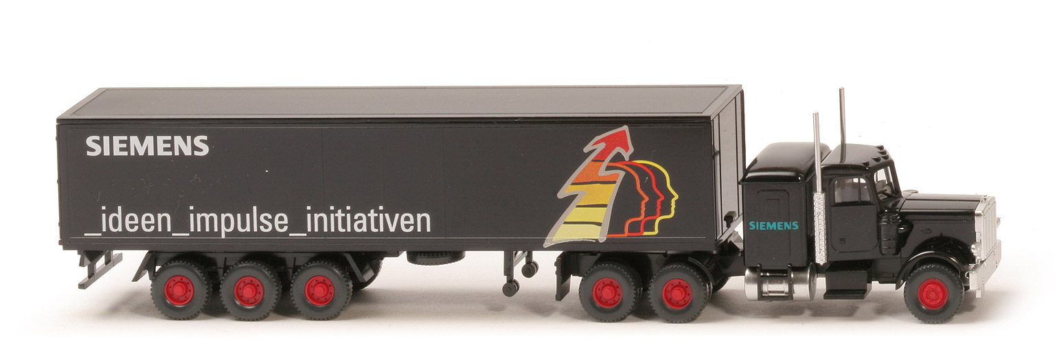 Peterbilt Koffer-Sattelzug - Siemens - VV 96/97 - Siemens (46d)