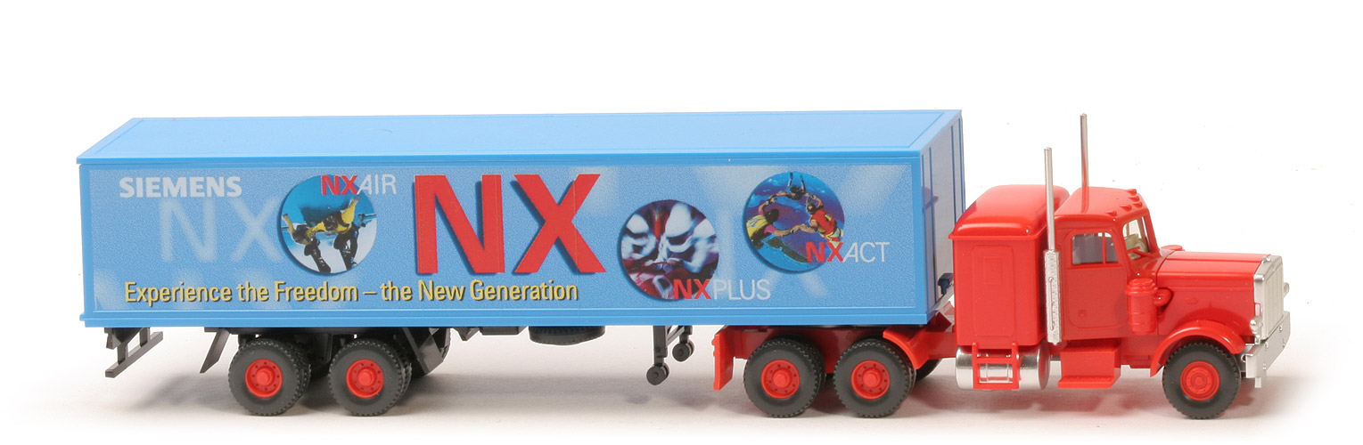 Peterbilt Koffer-Sattelzug - Siemens - NX - Siemens (61) b