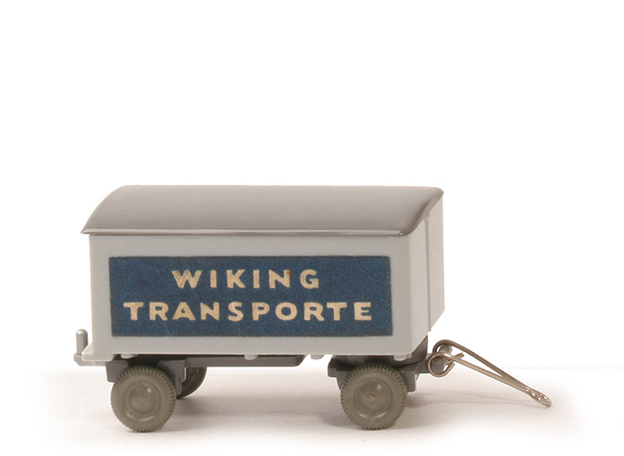 Kofferanhänger Wiking Transporte - Koffer silbergrau, CH, Dach basaltgrau, o. BP - 541/4