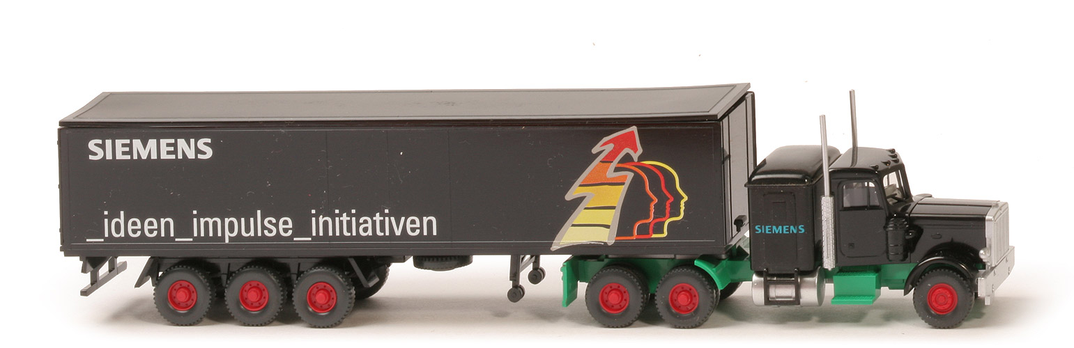 Peterbilt Koffer-Sattelzug - Siemens - VV 96/97 - Siemens (46d)