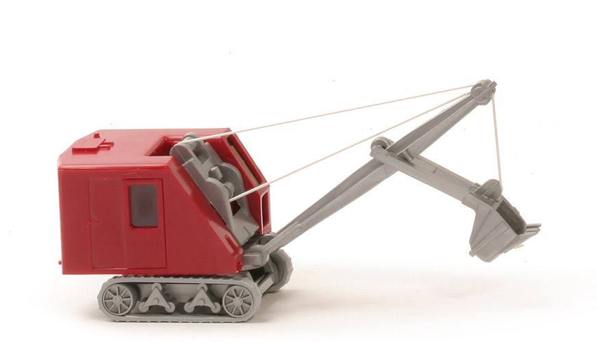 Löffelbagger mit Raupen (2017) - PMS: "Wiking-Verkehrs-Modelle Nr. 65" - nicht erfasst