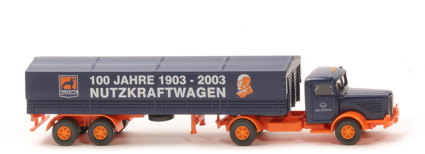 Büssing 8000 Typ 3, Pritschen-Sattelzug (2003) - 100 Jahre Nutzkraftwagen - nicht erfasst
