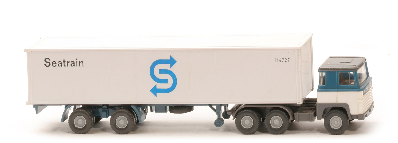 Scania 110  Container-Sattelzug - SEATRAIN azurblau/weiß - 520/34 ?