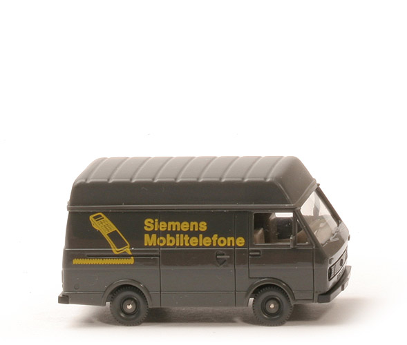 VW LT Kasten Hochdach - Mobiltelefone Siemens, Werbemodell - Schrift zinkgelb (Göpfert) - Siemens (15) a