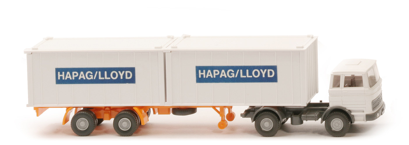 MB LPS 1620 Container-Sattelzug - Hapag-Lloyd weiß / weiß / basaltgrau - Hapag-Lloyd 5?