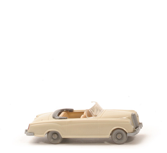 Mercedes 220 Cabrio - hellgelbgrau, ohne Stern - 143/1e